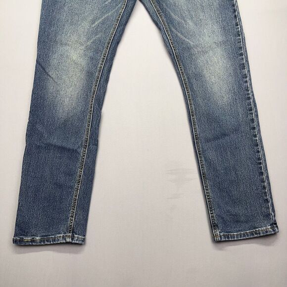 Smith and Mills Jeans Blue Denim Stretch Mens Size 33 Tailored Low Rise - Picture 3 of 14